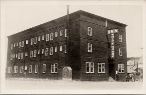 White Horse Inn Yukon YT Gowen Sutton Unused RPPC Postcard E72