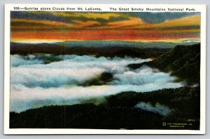 Mt. Leconte   Smoky Mountains   Tennessee   Postcard