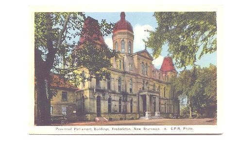 Provincial Buildings, Fredericton, New Brunswick, Used 1940