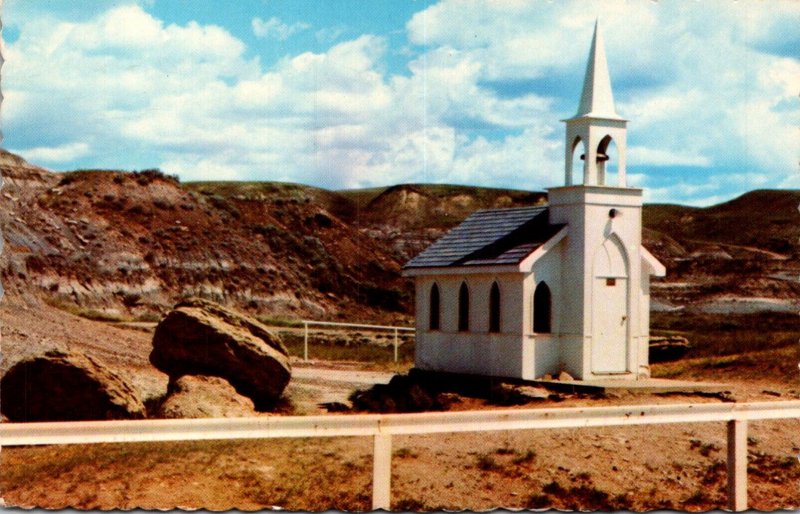 Canada Alberta Drumheller Dinosaur Trail World's Largest Little Church