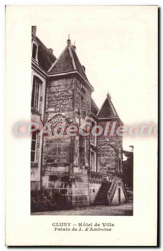Postcard Old City Hall Cluny Palai J Amboise