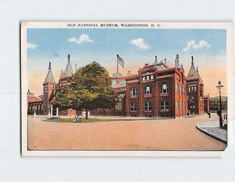 Postcard Old National Museum, Washington, District of Columbia