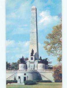 Pre-1980 PRESIDENT ABRAHAM LINCOLN TOMB AT CEMETERY Springfield IL E3179@