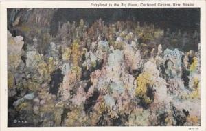 New Mexico Carlsbad Cavern Fairyland In The Big Room Curteich