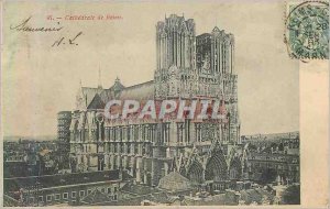 Old Postcard Cathedral of Reims