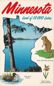 Map Of Minnesota 1967