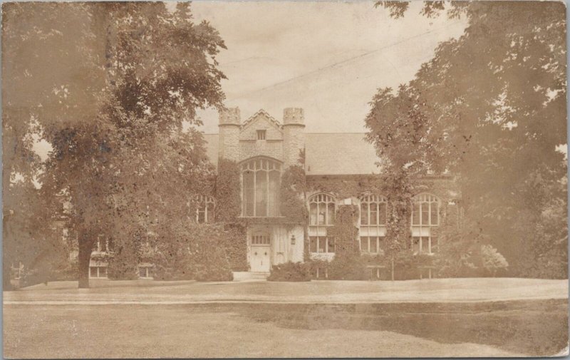 RPPC Postcard John Stewart Memorial Library Wilson College PA 1941