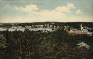 Manchester-by-the-Sea Massachusetts MA Bird's Eye View c1910 Vintage Postcard