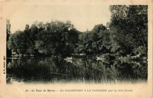 CPA Le Tour de Marne - De CHAMPIGNY a La VARENNE par la rive droite (358191)