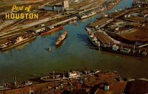 Texas Houston Aerial View Port Of Houston