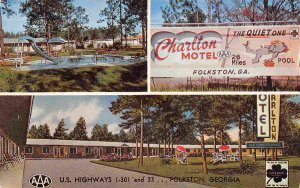 Charlton Motel US I-301 23 Folkston Georgia postcard