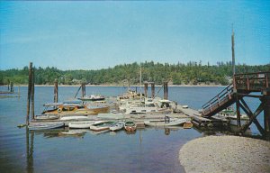 Canada Small Boat Harbour Ganges Salt Spring Island British Columbia