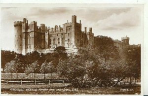 Sussex Postcard - Arundel Castle From The Meadow - Real Photograph - Ref 11775A