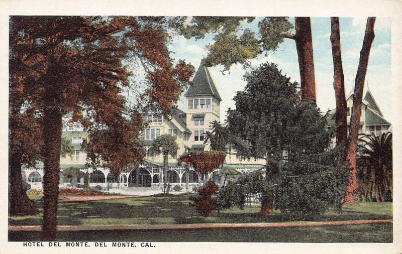 Hotel Del Monte, Del Monte, California, Early Postcard, Unused