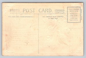 With Thanksgiving Greeting  Turkey  Whittier    Postcard