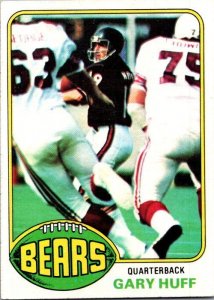 1976 Topps Football Card Gary Huff Chicago Bears sk4202