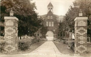 1920s RPPC 893 Thoren Hall, Western Union College, Le Mars IA Plymouth County