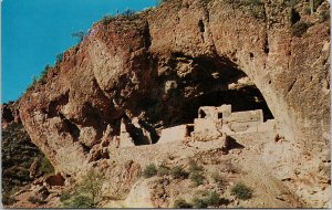 Tonto National Monument Apache Train AZ Arizona Cliff Dwelling Postcard E94