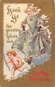 Valentines Day 1911 missing stamp 