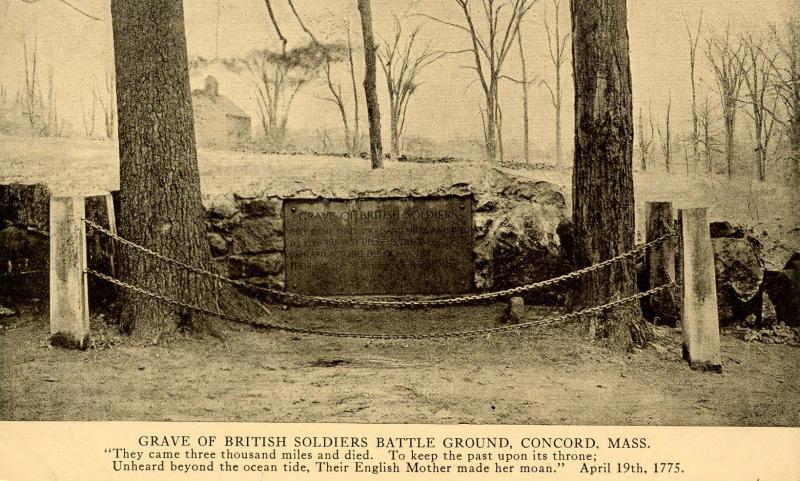 MA - Concord. Grave of British Soldiers