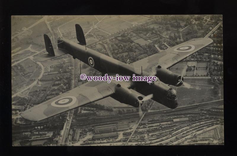 ac1086 - Aircraft - Armstrong Whitworth Whitley (i think?) in Flight - postcard