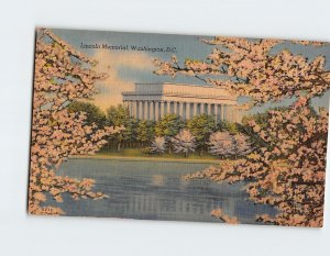 Postcard Lincoln Memorial Washington DC