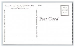 Postcard CO Denver Municipal Admin. Building Colorado Vintage Standard View Card 