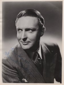 Frederick Bradshaw 1950s Film & TV Actor Hand Signed Photo