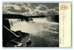 1907 Grand View Niagara Falls New York NY Jamestown Stamp Pottsville PA Postcard 