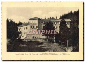 Postcard Old Albergo Consuma Consuma