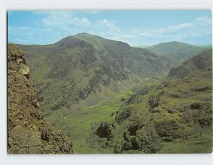 Postcard A splendid view of the Pass, Snowdon Mountain Railway, Llanberis, Wales