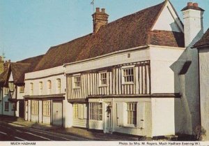 Much Hadham Period Beamed Cottage Herts Hertfordshire Womens Institute Postcard