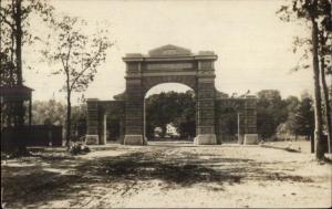 Franklin NH Odell Park Entrance c1910 Real Photo Postcard