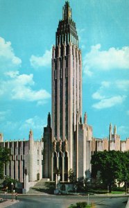 Vintage Postcard View of Boston Avenue Methodist Church Tulsa Oklahoma OK