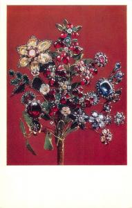 Jewelry from Hermitage Leningrad bouquet of diamonds rubies sapphires emeralds