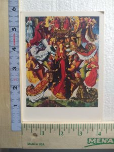 Postcard Mary, Queen Of Heaven By Master Of The Saint Lucy Legend, D. C.