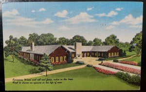 Vintage Postcard 1952 Old Spinning Wheel Tea Room, Hinsdale, Illinois (IL)