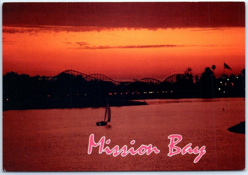 Postcard - Mission Bay park - San Diego, California
