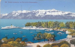 OUCHY, LAUSANNE, Switzerland - Vintage POSTCARD