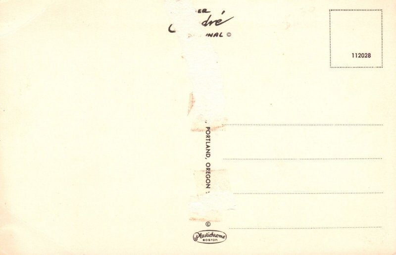 Postcard Greetings From Oregon Map Historical Landmarks Buildings Cities OR