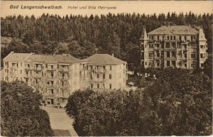 CPA AK BAD LANGENSCHWALBACH Hotel und Villa MÃ©tropole GERMANY (26120)