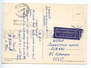 241520 GERMANY GDR OSTSEE MAP Old postcard