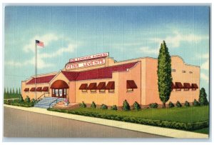 c1940's Peter Levent's Restaurant Exterior Whiting Indiana IN Unposted Postcard