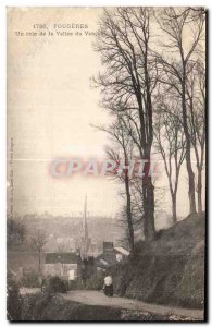 Old Postcard Fougeres A corner of the Valley of Vançon