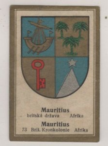 Rueger Chocolates Vignette Trade Cards- National Coats of Arms- Mauritania #73