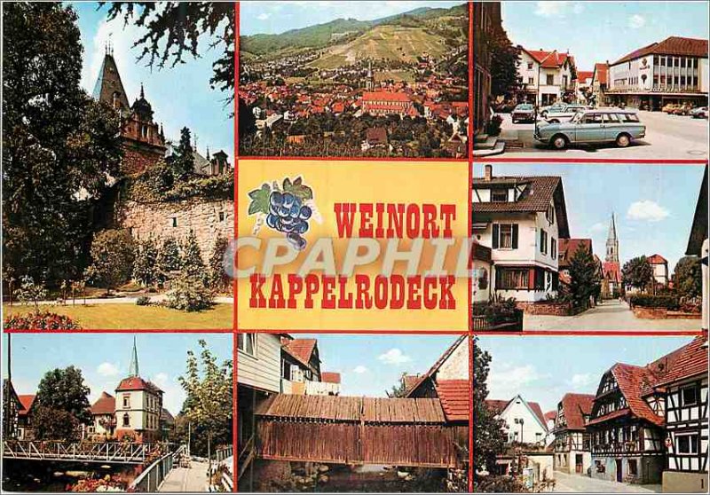 Postcard Modern und Wein Ferienort Kappelrodeck