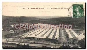 Postcard Old La Courtine Vue Generale Des Tents