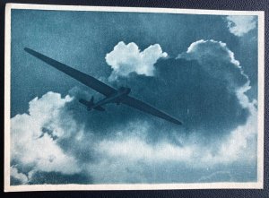 Mint Czechoslovakia Real Picture Postcard Aeroclub Glider In Flight