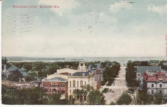 Panoramic View, Madison Wisconsin  1908