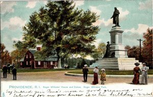 Tucks 1072 Providence RI Roger Williams Park Undivided Back Vintage Postcard V14